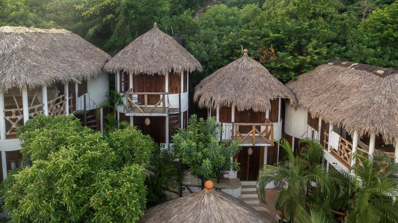 Cabanas Biuzaa Hotell Zipolite Eksteriør bilde